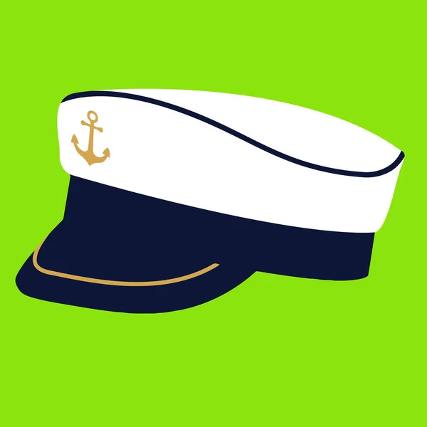 captain cap ship navy uniform illustration