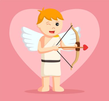 onun yay amaçlayan aşk tanrısı