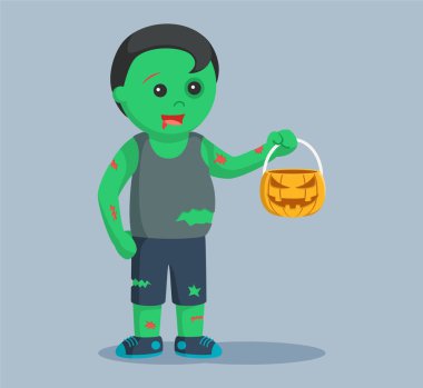 zombi kabak şeker bir çanta