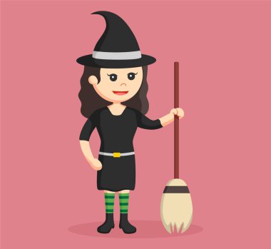 onun süpürgeyle cadı