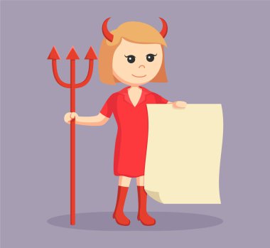 şeytan kız holding boş sayfası