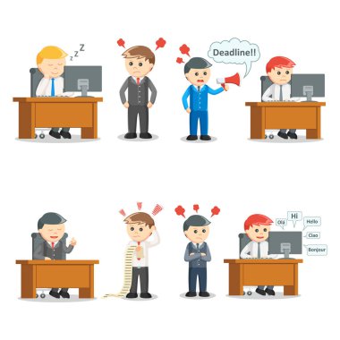 işadamı ve patron seti