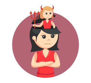 kafasının içinde şeytan kızla