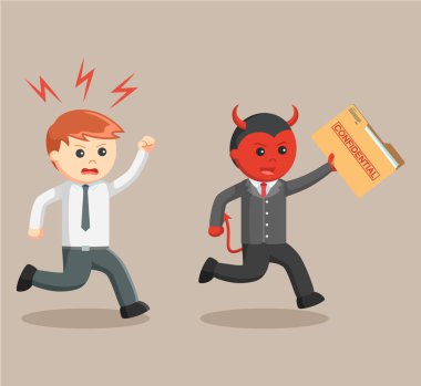 Gizli dosya çalmak kötü iş adamı