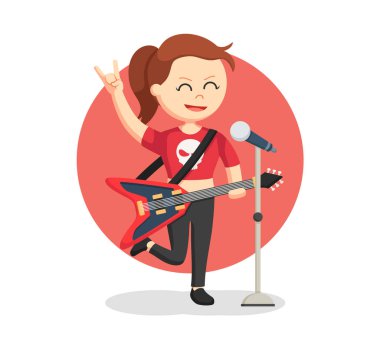 rock şarkıcı kadın renk