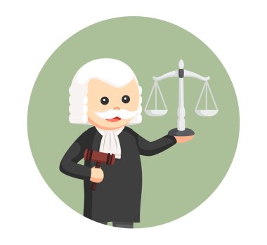 Tokmak ve daire arka planda ölçek şişman yargıç