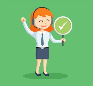 çağrı merkezi denetim listesi Tabelalı Kadın