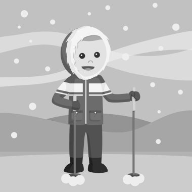 kutup kutup siyah beyaz stil ortasına Explorer'da