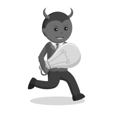 siyah ve beyaz fikir tarzı çalmak kötü iş adamı