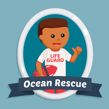 Afrika cankurtaran okyanus kurtarma amblemi