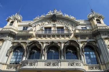 Tarihi bina bağlantı noktası de Barcelona, Barselona, İspanya, Ekim 2016