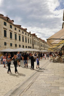 Stradun Dubrovnik, Hırvatistan, Eylül 2014 (Game of Thrones film sahneleri)