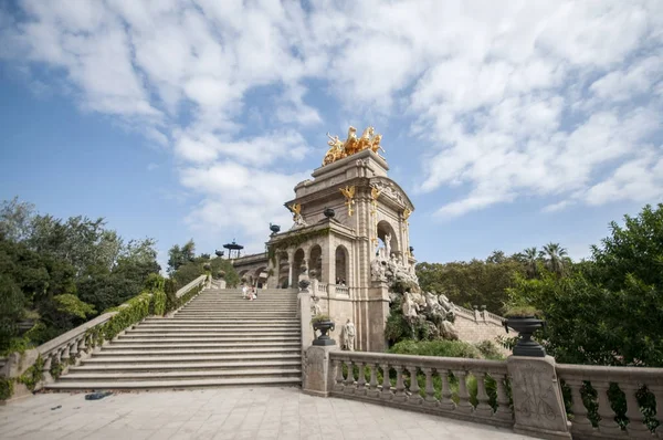 Parc Ciutadella Barcelona Cataluña España Europa Septiembre 2016 — Foto de Stock