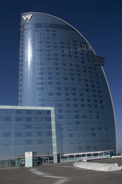 W Hotel, La Barceloneta, Barselona, İspanya, Ekim 2016