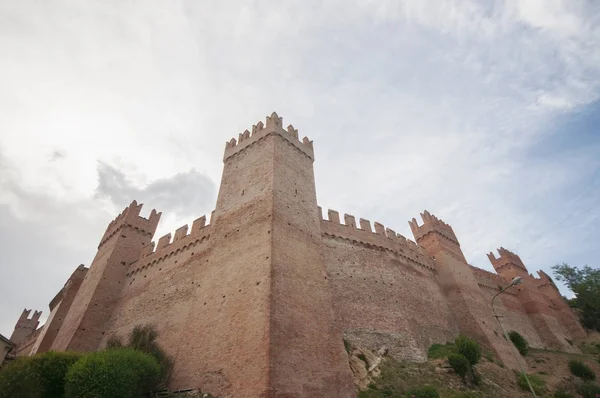 Castillo Pueblo Medieval Gradara Italia — Foto de Stock