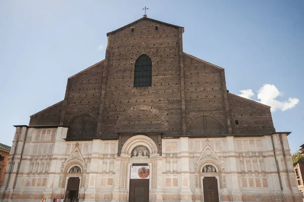 Catedral San Petronio Bolonia Italia Junio 2017 — Foto de Stock