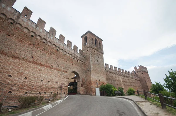 Castello Borgo Medievale Gradara Italia — Foto Stock