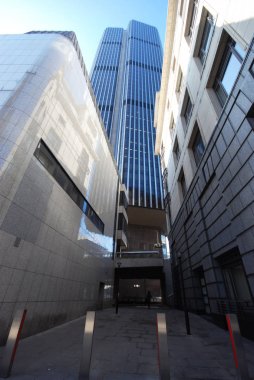 Londra'nın finans bölgesi içinde gökdelenler