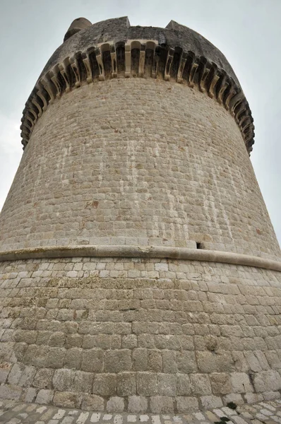 Fortaleza Minceta Dubrovnik Casco Antiguo Murallas Detalle — Foto de Stock