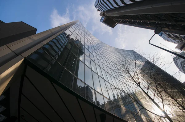 Rascacielos Distrito Financiero Londres — Foto de Stock