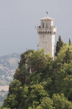 San Marino - 28 Haziran 2017: San Marino, Castle
