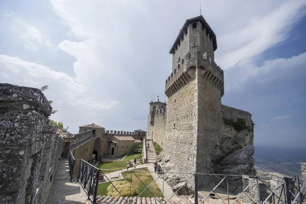 San Marino Junio 2017 Castillo San Marino — Foto de Stock