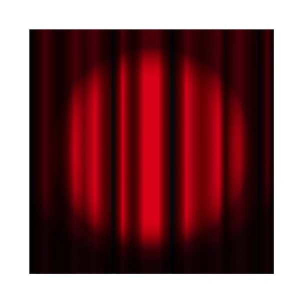 Theater curtain with spotlight — Stock Vector