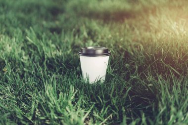 Beyaz Kağıt kahve Kupası