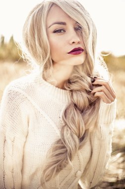 Sonbahar manzara güzel Bayan