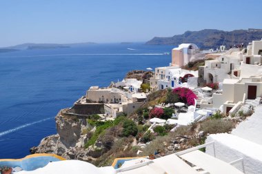 güzel Santorini Adası