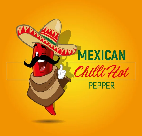 Piment mexicain — Image vectorielle