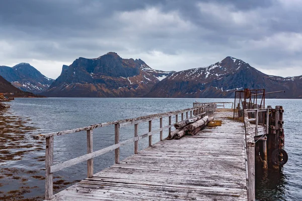 A Ilha Senja na Noruega — Fotografia de Stock