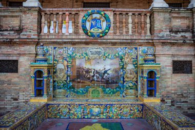 Sevilla 'nın Espana Meydanı