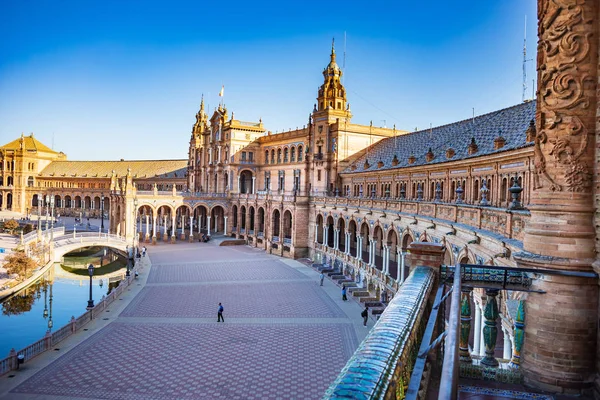 Plaza de Espana van Sevilla — Stockfoto