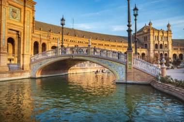 Sevilla 'nın Espana Meydanı