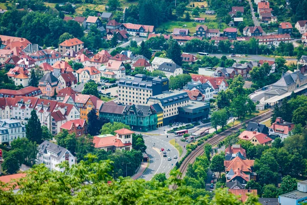 Paisaje urbano de Suhl en Turingia — Foto de Stock