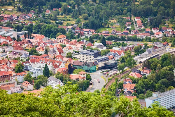 Paisaje urbano de Suhl en Turingia — Foto de Stock