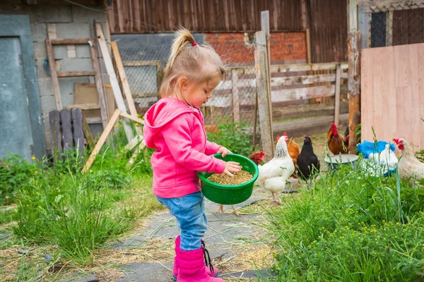 Agricultores filha — Fotografia de Stock