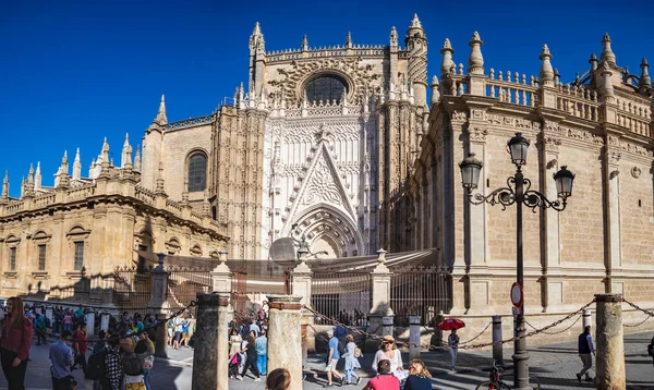 Plaza del Triunfo van Sevilla — Stockfoto
