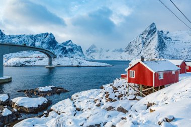 Hamnoy Üzerinde Lofoten Adaları