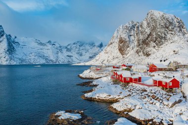 Hamnoy Üzerinde Lofoten Adaları