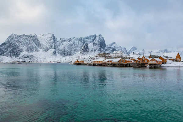 Reine falu Lofoten-szigetek — Stock Fotó