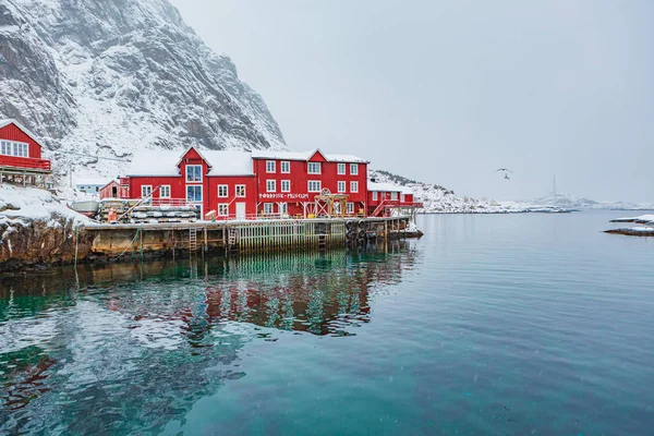 ノルウェーのロフテン島にあるiロフテン村 — ストック写真