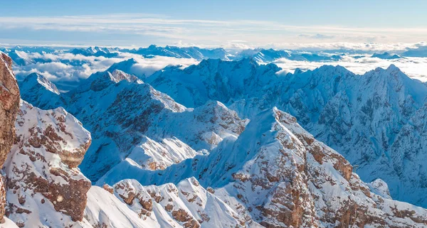 Zona de esqui zugspitze — Fotografia de Stock