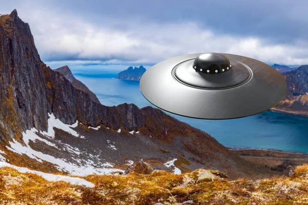 Een Ufo op komst — Stockfoto