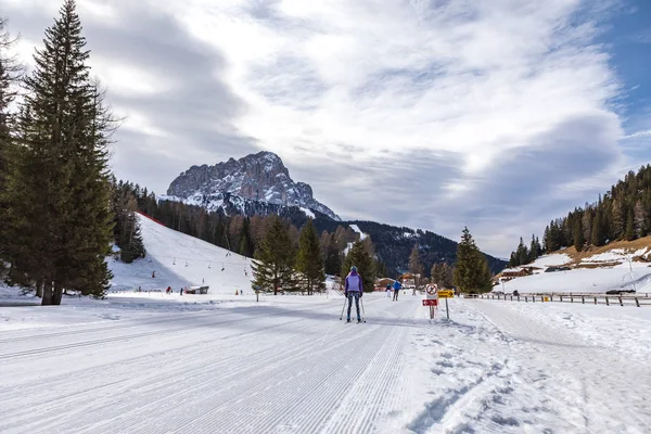 Het skigebied Groeden — Stockfoto