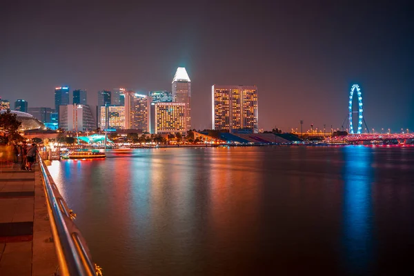 Blick auf die Marina Bay — Stockfoto