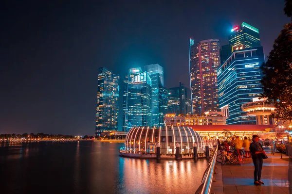 Marina Bay View — Stockfoto