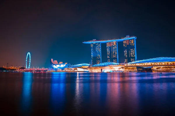 Vista Marina bay — Foto de Stock