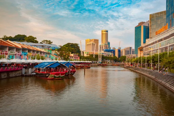 Clarke Quay — Stockfoto